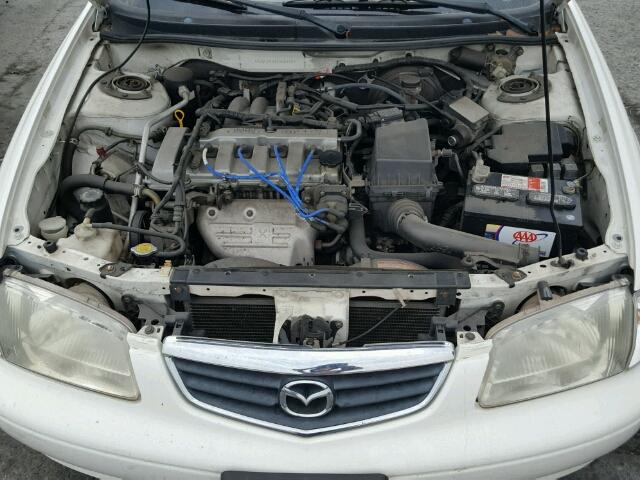 1YVGF22C915208375 - 2001 MAZDA 626 ES WHITE photo 7