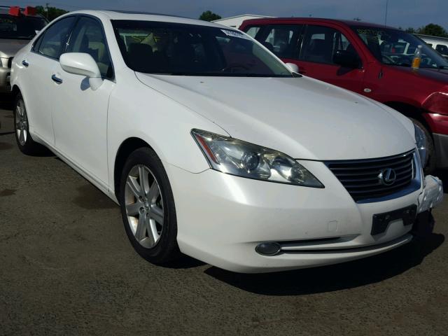 JTHBJ46G592306127 - 2009 LEXUS ES WHITE photo 1