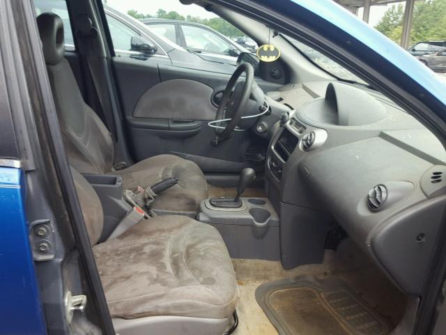 1G8AJ52F84Z100813 - 2004 SATURN ION LEVEL BLUE photo 5