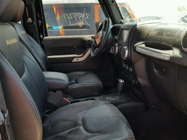 1C4AJWBG3EL180904 - 2014 JEEP WRANGLER S BLACK photo 5