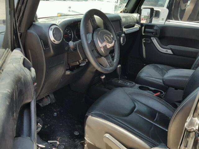 1C4AJWBG3EL180904 - 2014 JEEP WRANGLER S BLACK photo 9