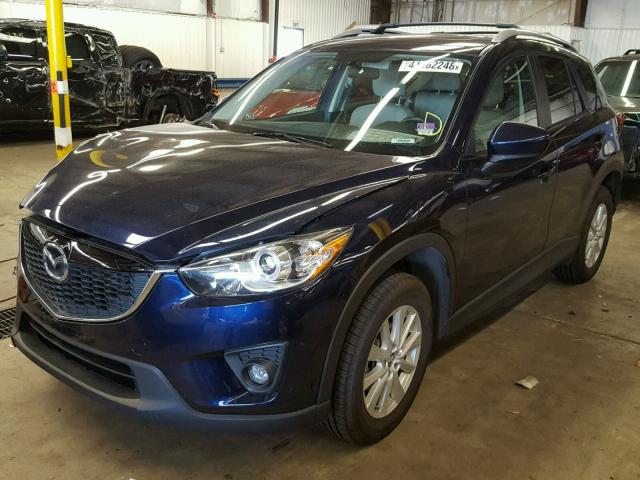 JM3KE4CY6E0362528 - 2014 MAZDA CX-5 TOURI BLUE photo 2