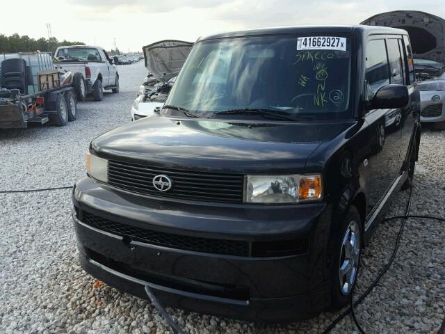 JTLKT324364079218 - 2006 TOYOTA SCION XB BLACK photo 2