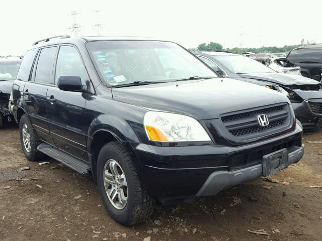 2HKYF18583H603938 - 2003 HONDA PILOT EXL შავი ფოტო 1