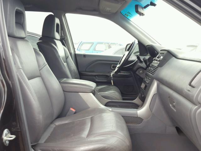 2HKYF18583H603938 - 2003 HONDA PILOT EXL შავი ფოტო 5