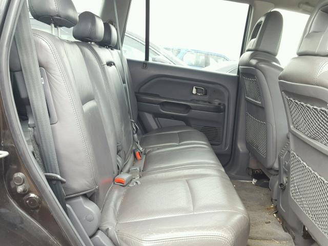 2HKYF18583H603938 - 2003 HONDA PILOT EXL შავი ფოტო 6