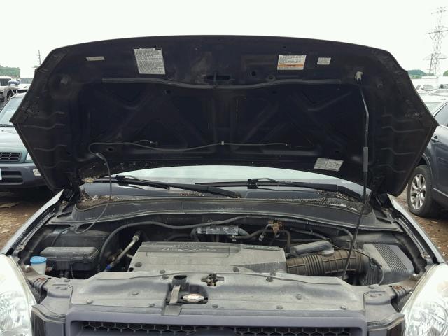 2HKYF18583H603938 - 2003 HONDA PILOT EXL შავი ფოტო 7