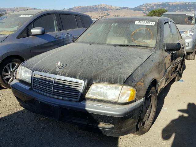 WDBHA23G1WA579103 - 1998 MERCEDES-BENZ C 230 BLACK photo 2