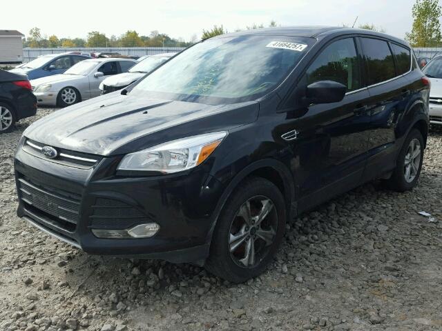 1FMCU9GX6EUA08074 - 2014 FORD ESCAPE SE BLACK photo 2