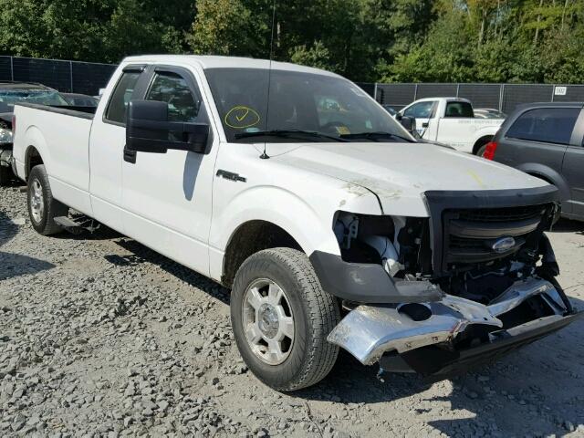 1FTFX1CF8EKE58795 - 2014 FORD F150 SUPER WHITE photo 1