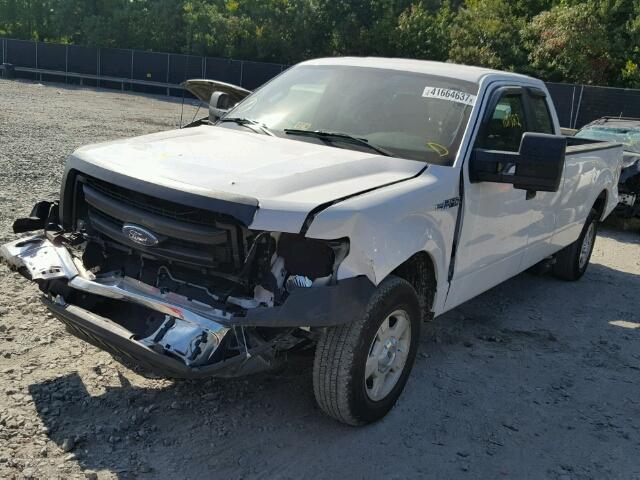 1FTFX1CF8EKE58795 - 2014 FORD F150 SUPER WHITE photo 2