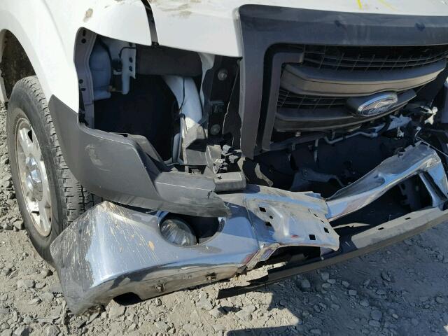 1FTFX1CF8EKE58795 - 2014 FORD F150 SUPER WHITE photo 9