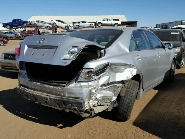 4T1BE46KX8U206582 - 2008 TOYOTA CAMRY CE SILVER photo 4