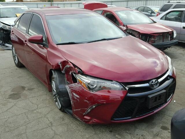 4T1BF1FK4FU931975 - 2015 TOYOTA CAMRY LE RED photo 1