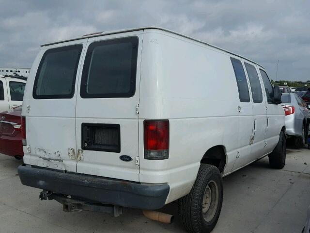 1FTNE24L07DB41242 - 2007 FORD ECONOLINE WHITE photo 4