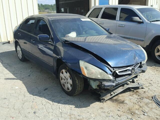 3HGCM56344G702339 - 2004 HONDA ACCORD LX BLUE photo 1