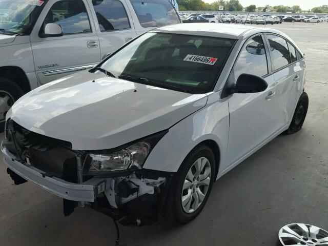 1G1PA5SH1F7284095 - 2015 CHEVROLET CRUZE LS WHITE photo 2