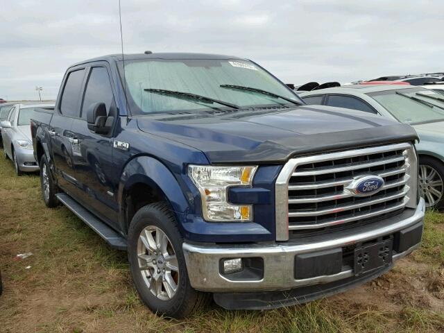 1FTEW1CG2GFA11608 - 2016 FORD F150 BLUE photo 1