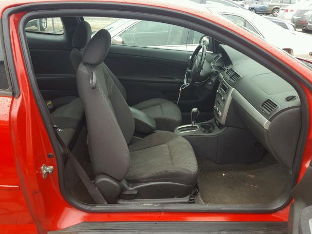 1G1AL15F667666660 - 2006 CHEVROLET COBALT LT RED photo 5