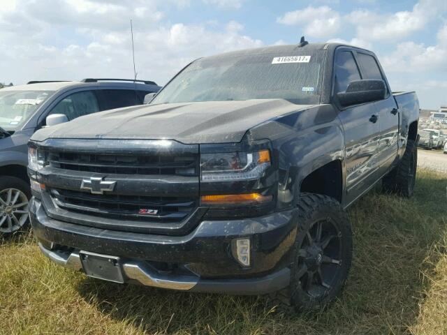 3GCUKREC7GG351089 - 2016 CHEVROLET SILVERADO BLACK photo 2