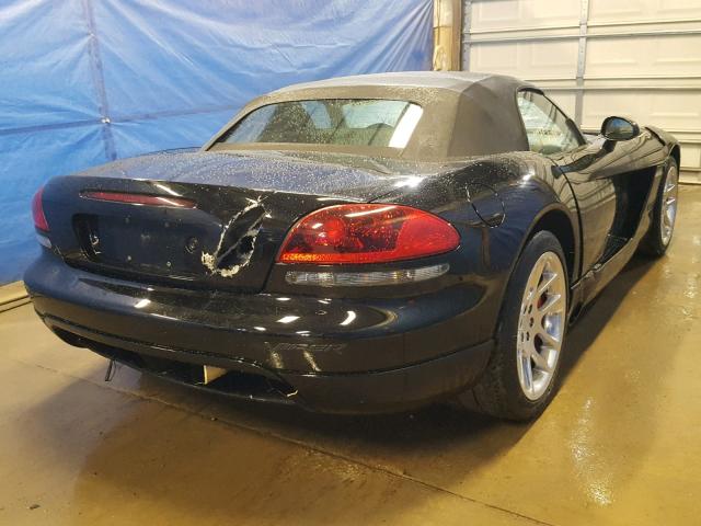 1B3JZ65Z44V101976 - 2004 DODGE VIPER SRT- BLACK photo 4