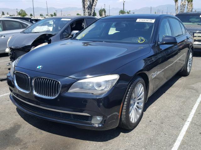 WBAKB83549CY59030 - 2009 BMW 750 LI BLACK photo 2