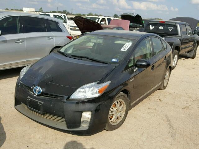 JTDKN3DU0B1391267 - 2011 TOYOTA PRIUS BLACK photo 2