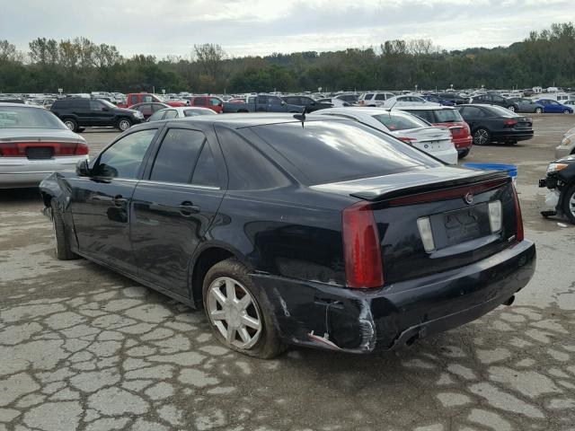 1G6DW677860103734 - 2006 CADILLAC STS BLACK photo 3