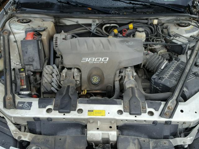 1G2WP52K11F230229 - 2001 PONTIAC GRAND PRIX ვერცხლისფერი ფოტო 7