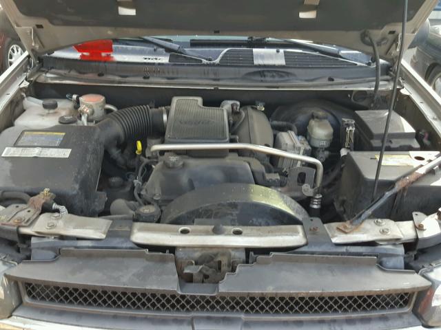 1GNDS13S542450100 - 2004 CHEVROLET TRAILBLAZE SILVER photo 7