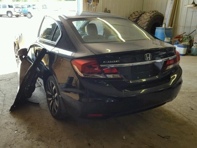 19XFB2F96EE065455 - 2014 HONDA CIVIC EXL 黑色 照片 3
