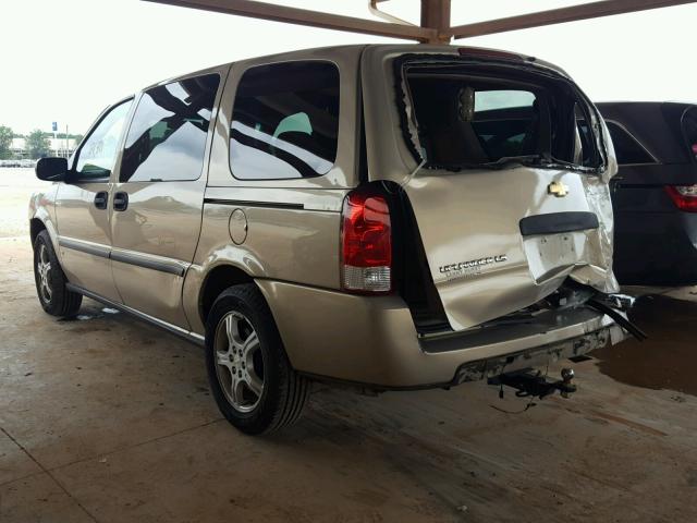 1GNDV23107D166239 - 2007 CHEVROLET UPLANDER L 棕色 照片 3