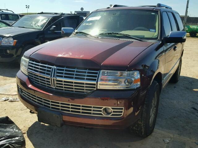 5LMJJ2H50AEJ02831 - 2010 LINCOLN NAVIGATOR MAROON photo 2