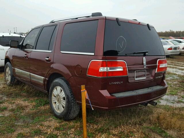 5LMJJ2H50AEJ02831 - 2010 LINCOLN NAVIGATOR MAROON photo 3