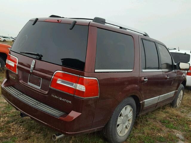 5LMJJ2H50AEJ02831 - 2010 LINCOLN NAVIGATOR MAROON photo 4