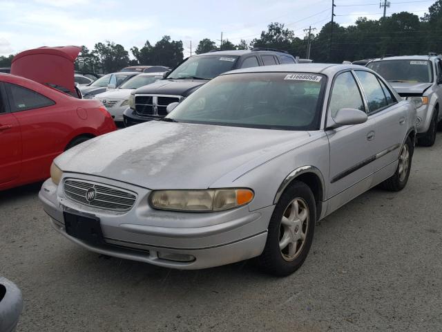 2G4WB55K021142458 - 2002 BUICK REGAL LS SILVER photo 2