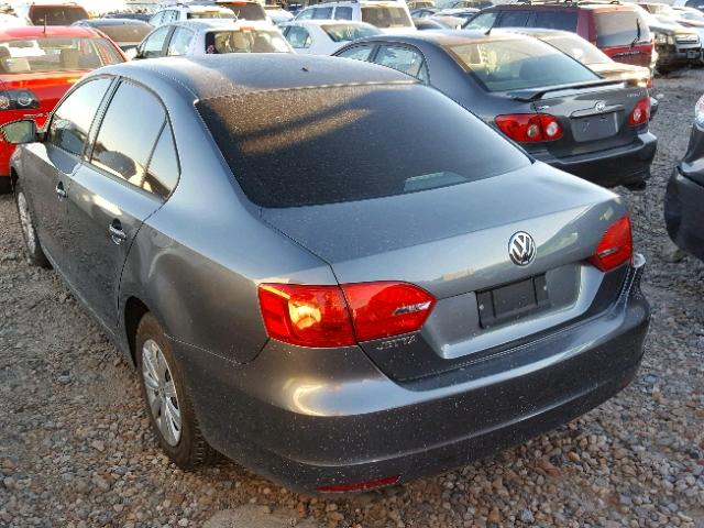 3VW1K7AJ1EM394883 - 2014 VOLKSWAGEN JETTA BASE 石墨色 照片 3