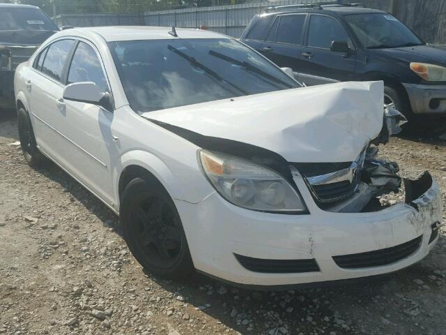 1G8ZS57N68F161522 - 2008 SATURN AURA WHITE photo 1