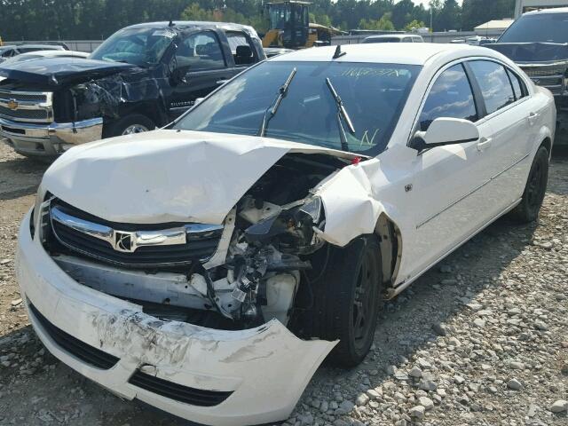 1G8ZS57N68F161522 - 2008 SATURN AURA WHITE photo 2