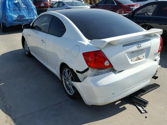 JTKDE177470203049 - 2007 TOYOTA SCION TC 白色 照片 3