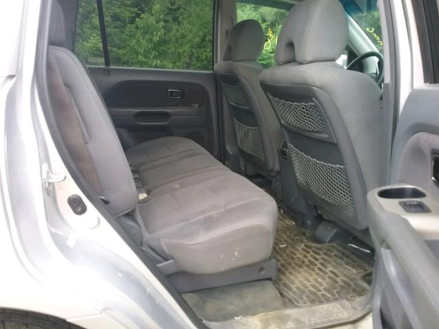 5FNYF18398B051127 - 2008 HONDA PILOT SE SILVER photo 6