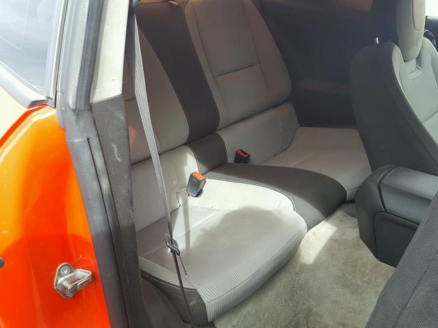 2G1FS1EW4A9193437 - 2010 CHEVROLET CAMARO SS Naranja foto 6