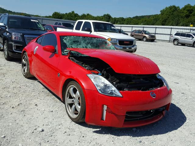 JN1BZ34E88M751442 - 2008 NISSAN 350Z COUPE RED photo 1