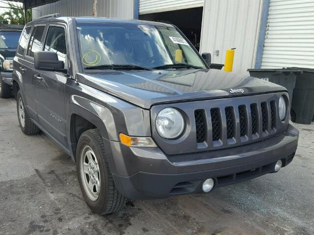 1C4NJPBA4ED779520 - 2014 JEEP PATRIOT SP GRAY photo 1