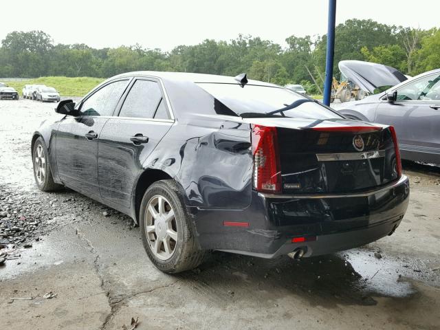 1G6DF577890163222 - 2009 CADILLAC CTS BLACK photo 3