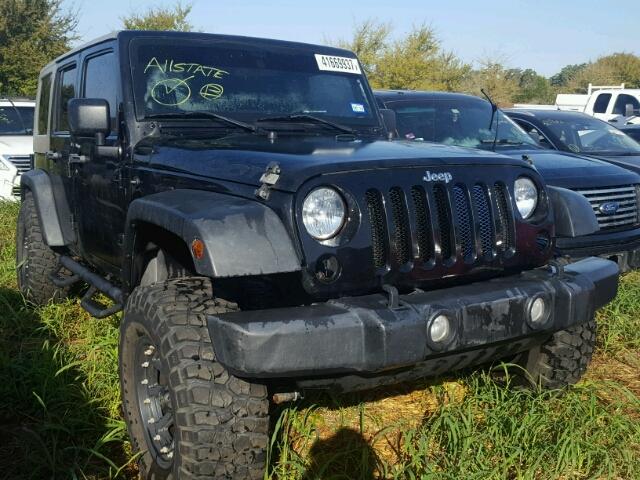 1C4BJWDG1CL241889 - 2012 JEEP WRANGLER U BLACK photo 1