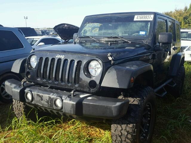 1C4BJWDG1CL241889 - 2012 JEEP WRANGLER U BLACK photo 2