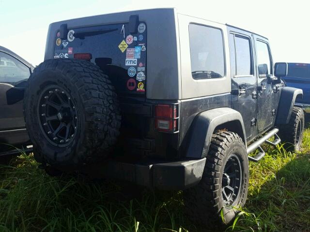 1C4BJWDG1CL241889 - 2012 JEEP WRANGLER U BLACK photo 4