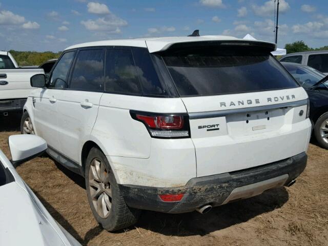 SALWR2PF7GA589986 - 2016 LAND ROVER RANGE ROVE WHITE photo 3