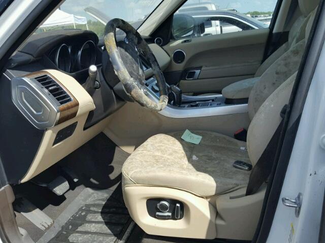 SALWR2PF7GA589986 - 2016 LAND ROVER RANGE ROVE WHITE photo 5